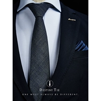 Синий и черный твил 8 см (модель ручной работы)