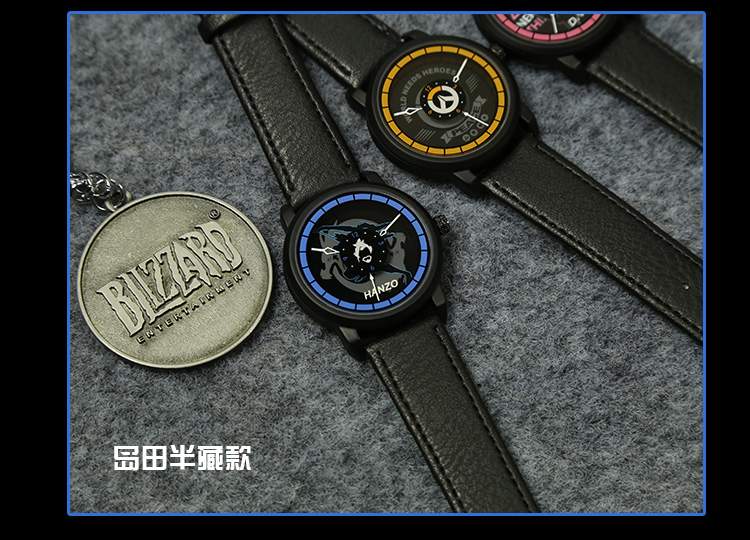 Xem đồng hồ tiên phong D.VA Genji trò chơi hoạt hình bán ẩn hoạt hình xung quanh cậu bé sinh viên đồng hồ điện tử hai nhân dân tệ - Carton / Hoạt hình liên quan hình dán mặt cười