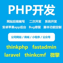 PHP development website php modification custom ghostwriting proxy web page thinkphp secondary development programming