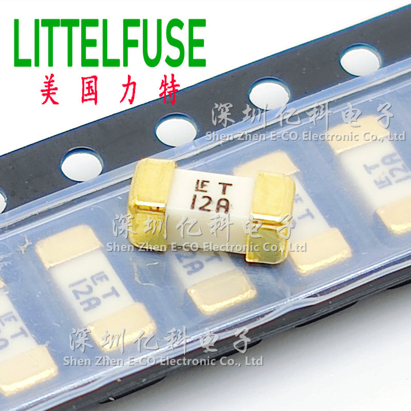 0452012.MRL进口美国力特1808 LF T12A 慢熔 72V贴片陶瓷保险丝管