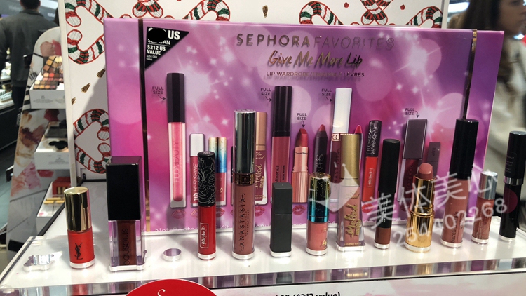 Authentic In-Stock Set from American Sephora, Value Pack of Lip Glaze, Lipstick, Lip Gloss, and Lip Balm Samples from Yangshulin
