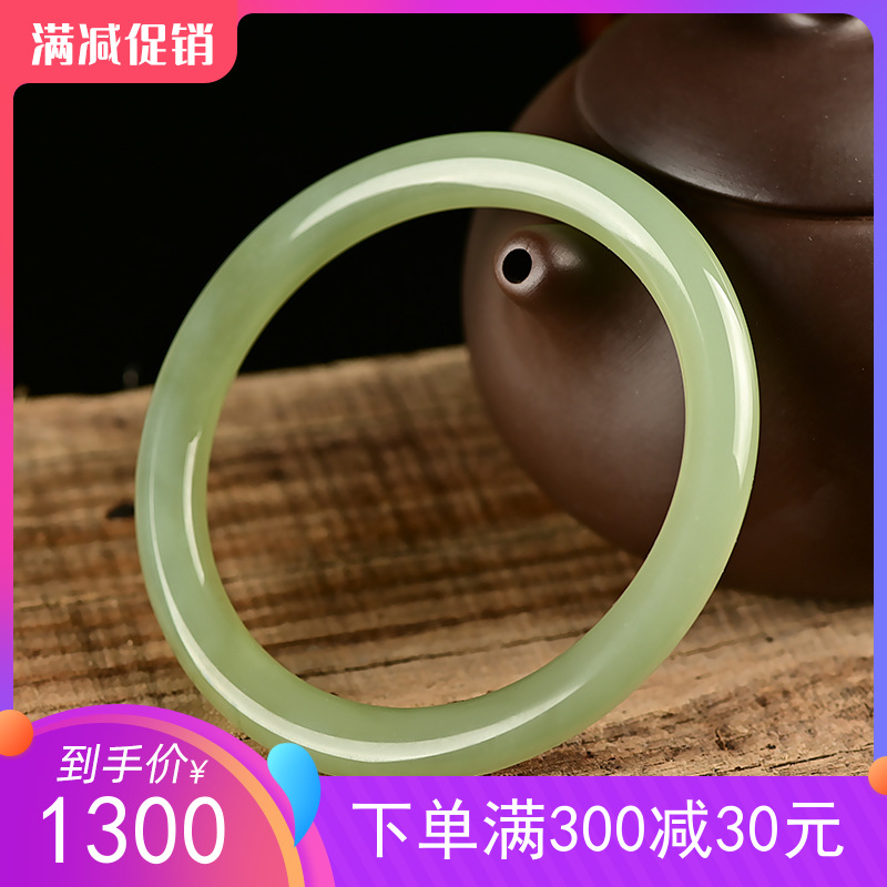 Yuxiang and Tian Yu bracelet thin round bar girl jade bracelet girl jade bracelet Guizhui Little delicate