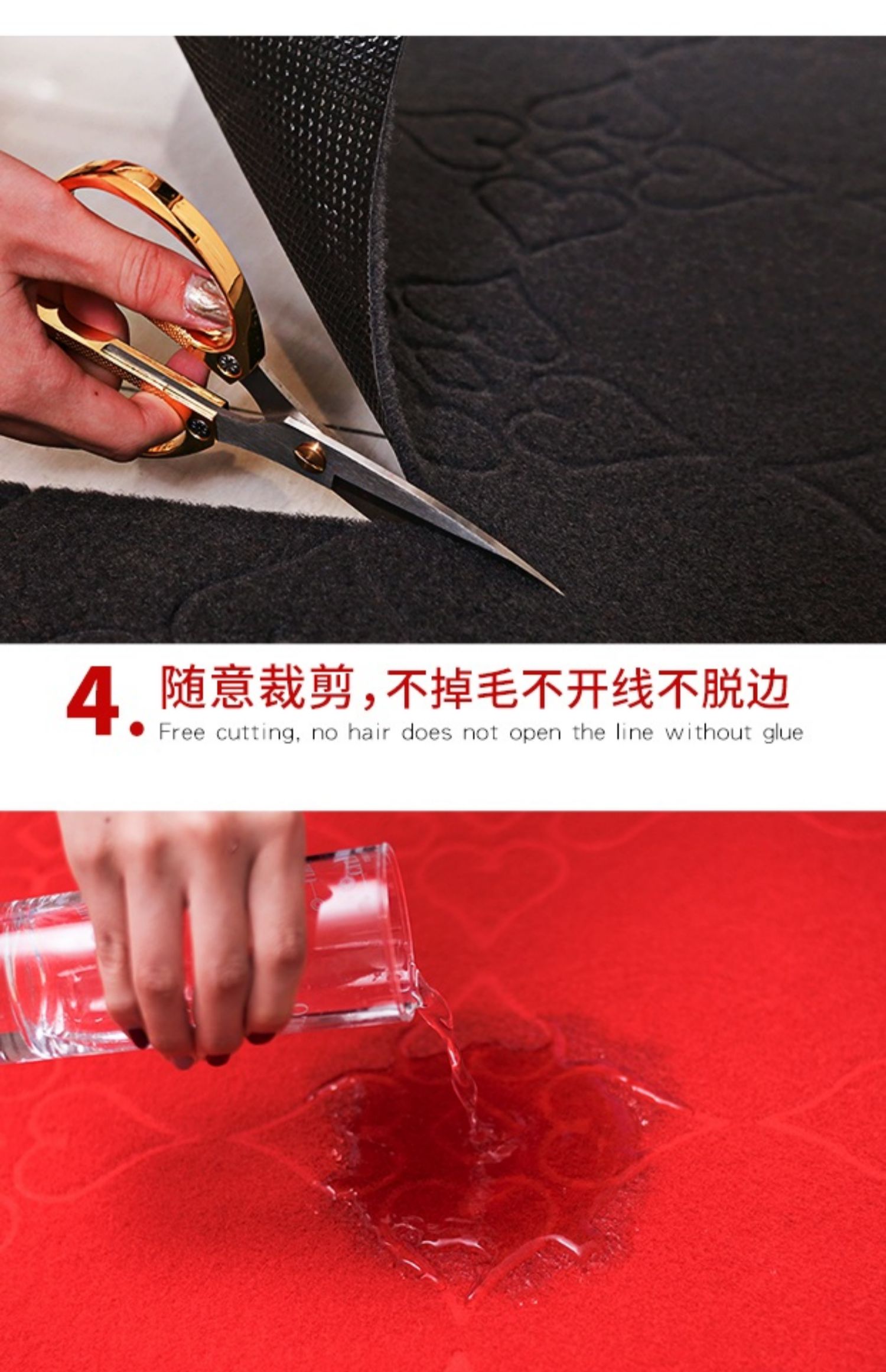 Hành lang thảm cầu thang lối đi màu đỏ đầy đủ sàn chống trượt bước bước mat cửa hàng mở thảm đỏ - Thảm giá thảm lót sàn