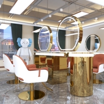 New Internet Red Hairdresseshop Goggles Desk Clippings Sunburn Area Mirror Cabinet Integrated Hair Salon Special Beauty Salon Mirror