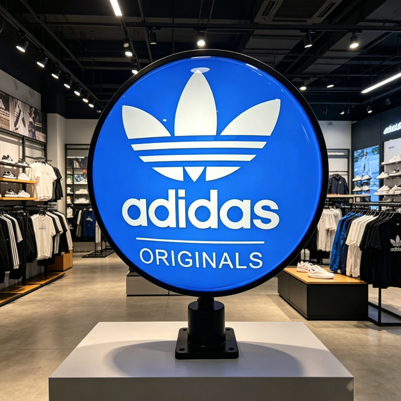 Rotating Light Box Advertising Sign, Hanging Circular Led Light Box, Acrylic Advertising Sign, Waterproof Side-Mounted Light Box Rotating Light Box Advertising Sign, Hanging Circular Led Light Box, Acrylic Advertising Sign, Waterproof Side-Mounted Light Box