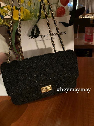 Демисезонная небольшая сумка через плечо, сумка на одно плечо, в стиле Шанель