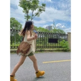 Ретро сумка через плечо, сумка на одно плечо, небольшая сумка, в американском стиле, стиль бохо