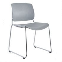 Popular non-slip office chair Plastic steel creative training chair Bow conference chair White plastic simple guest negotiation chair
