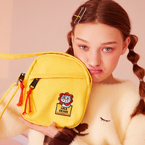 LOLA DESIGN Large Face Cat Skew Satchel Bag for Diagonal Satchel 100 for a casual ride