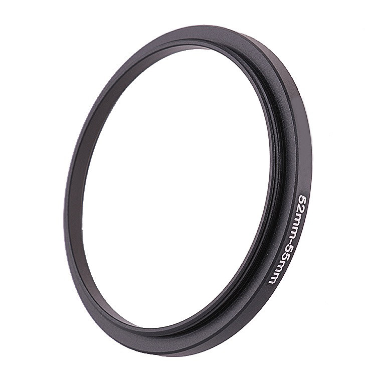 52-55mm lens filter adapter ring 52 lens to 55 filter 52 external thread 55 internal thread small to large