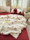 Class a Summer Quilt Four-Piece Set, Pure Cotton, Machine Washable, Summer Air-Conditioned Quilt, Single-Person, Children's Summer Thin Quilt 2
