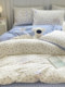 Class a Pure Cotton Four-Piece Set, All-Cotton 2026 New Bedding Set, Duvet Cover, Bed Sheet, Quilt Cover, Student Dormitory Three-Piece Set 3