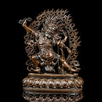 Tibetan Buddhist supplies domestic pure copper King Kong hands to Bodhisattva Buddha statue knots 8 inches