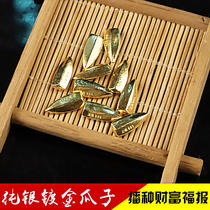 Collection supplies golden melon seeds silver seeds pagoda Buddha statue for Manza treasure bottle gems 999 sterling silver