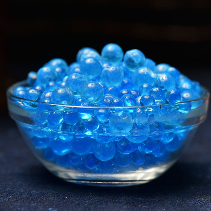 Buddhist supplies Buddha statue stupa repair for manza pan eight offering seven gems sea blue glass round 2 yuan 1 two