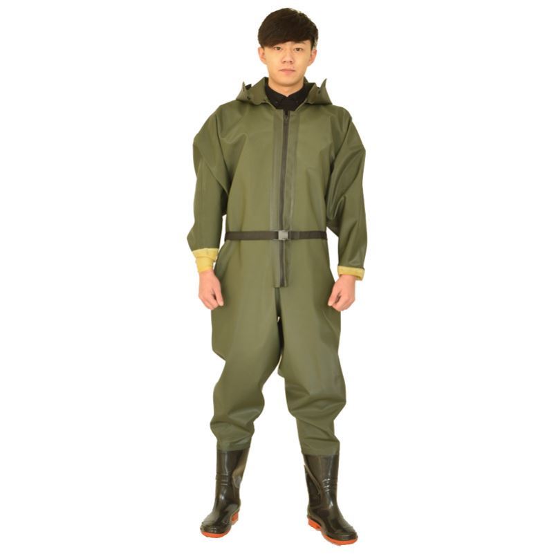 Reservoir Water Shoes Sewer Pants Fishing All Over The Body Men's Pants Fish Fork Fish Pond Gloves Involved Water Suit Leather Pants Breeding Groping Fish
