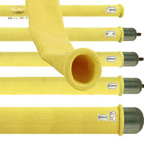 Aramid knitted casing GRP furnace roller way fire retardant flame retardant high temperature resistant and abrasion-proof and anti-cutting heat insulation protective sleeve pipe