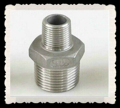 304 stainless steel outer wire heterodiameter stainless steel hexagonal screw double male screw 2 points 4 3 points 6 points 1 inch 2 inches