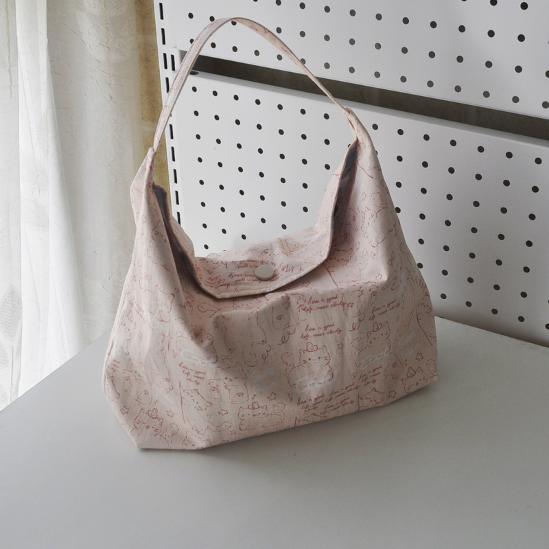 Original LAOSHU Lunch Box Bag High-Quality Canvas Tote Bag Student Lunch Bag Versatile Handbag Portable Lunch Box Bag