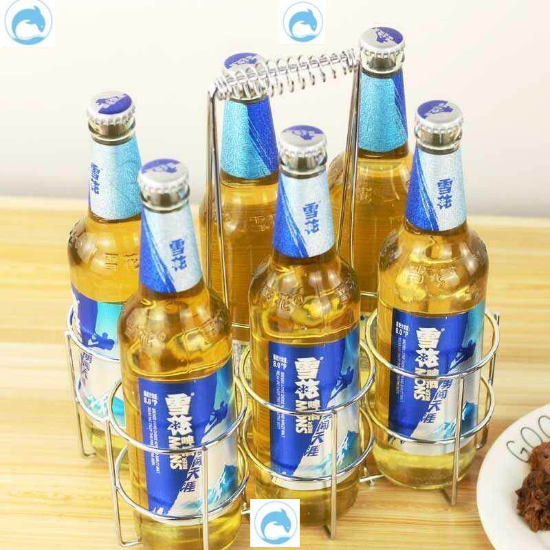 Add Coarse 12 Beer Tiko Ti Beer's Suitcase Beer Basket Rack Stainless Steel 6 Bottled