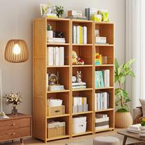 Simple Livret moderne Monolayer Bookcase Free Combination Étage Shelve Multilayer Small Bookcase Economy Type Containing Cabinet