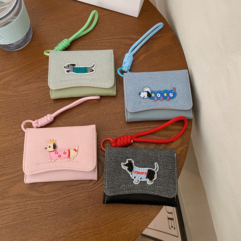 2025 New Women's Wallet, High-End Short Style, ins Women's Wallet, Coin and Card Holder Wallet