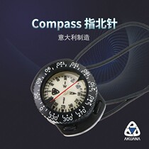 Akuana Compass 2 Wrist Diving Deep Diving Compass Elastic Cord Strap Accessories Technical Diving Professional