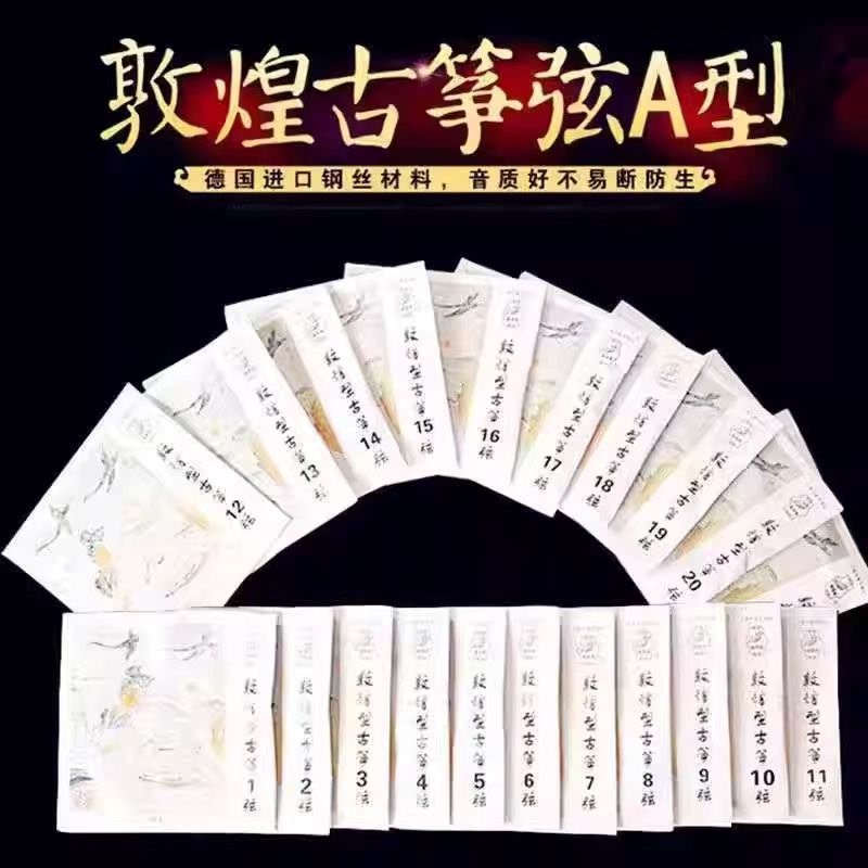 Dunhuang Guzheng Strings A-Type Strings 1-21 Full Set Single String for Beginners to Play 163cm Standard Universal Guzheng String Single String
