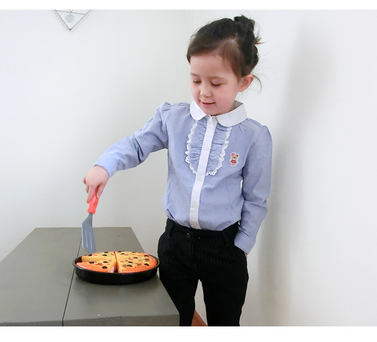 Chemise fille à manche longue - Ref 2085211 Image 12