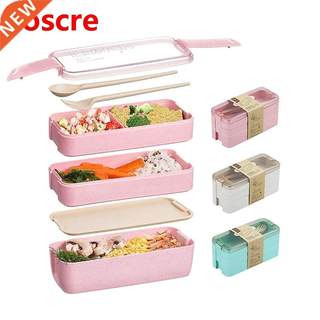 Eco-friendly Home Bento Box Microwave  Layer Wheat Straw Be