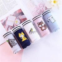 Phim hoạt hình đồ lót nữ cotton giữa tăng phụ nữ cotton tam giác đáy quần cotton cô gái quần bộ quà tặng - Bộ quà tặng hộp quà tặng quần lót nam nữ