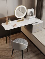 Rock slab semi-mounted bay windows remodeled makeup dressing table makeup table high and low foot extension dedicated