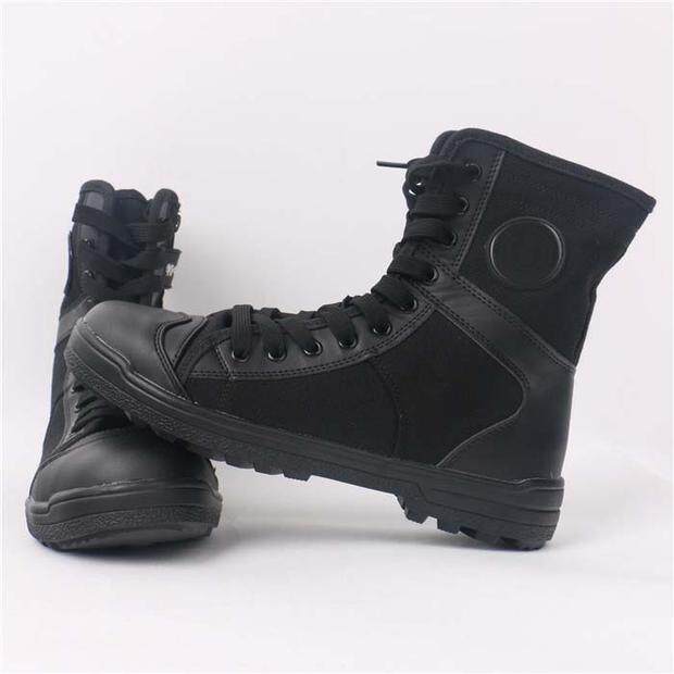 Bottes militaires en toile - porter - Ref 1398721 Image 7