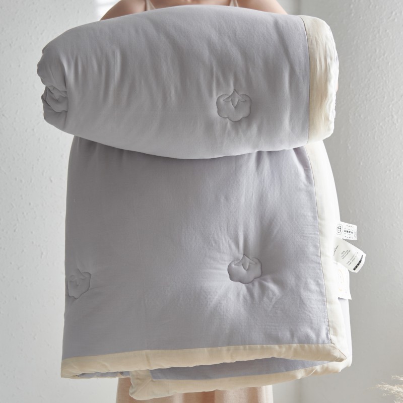 100% Cotton Quilt Core丨Cotton Inside and Outside a Double-Layer Yarn Spring & Fall Quilt Winter Thickeneded Warm Quilt