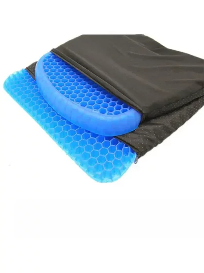 夏季汽车蜂窝凝胶坐垫加厚防屁股痛硅胶冰凉垫座椅冰垫办公室椅子