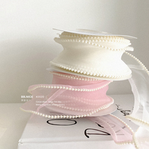  Black face black shop Pearl crimping yarn gift streamers baking photography props background wedding