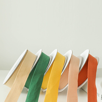  Black Face of the Black Shop Morandi cotton ribbon Baking Floral ribbon packaging gift