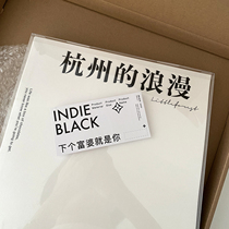 Black face black shop Tissue paper Rose bouquet Flower wrapping paper Custom gift