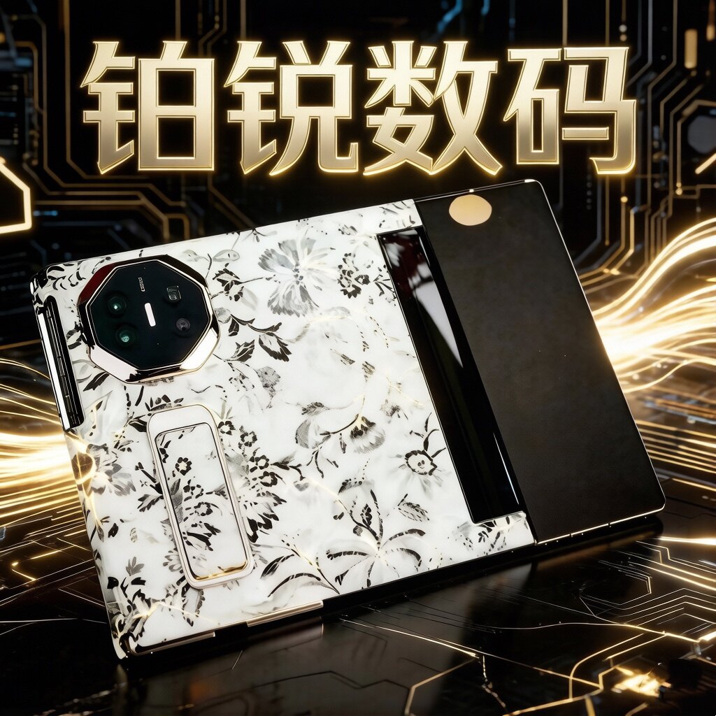 铂锐数码的LOGO