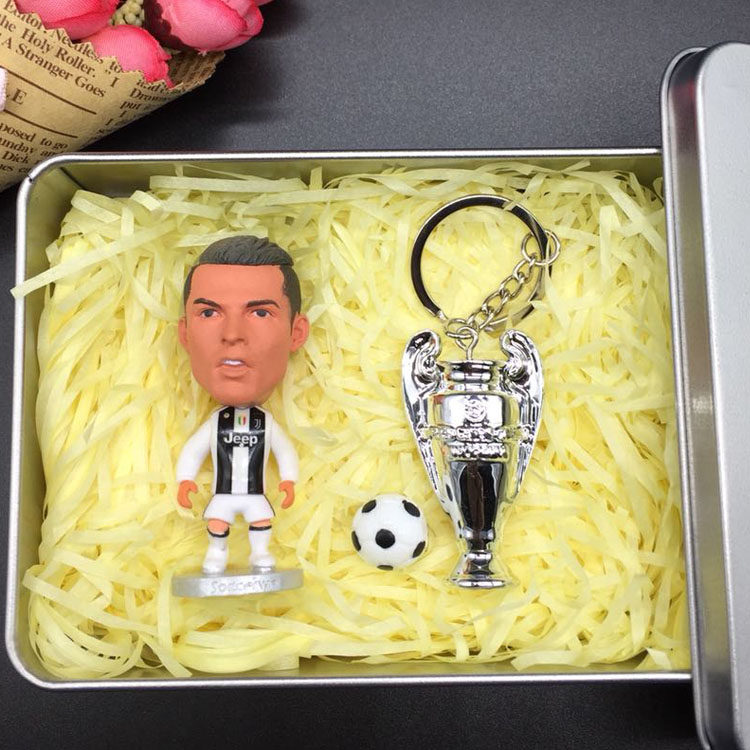 Football Stars Remembering Gift C Romessi Neymar Mbéronaldo Paparazzi Model Little Man Model