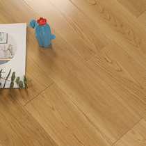 Nordic light luxury oak pure solid wood floor factory direct wood color bedroom environmental protection household wood floor light gray