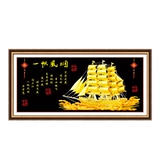 2020 Новый крест -штифт бриллиантовый вышивка 5D одноразовая половина алмаза полупроводника, не -искренная алмазная гостиная большая живопись с бриллиантами