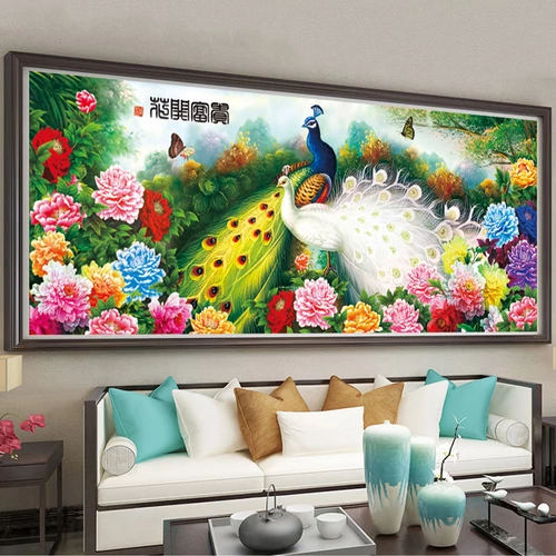 2020 Новая богатая живопись Diamond Peony Peony Peony Cross Cross Stitch Emelcodery 2019 ручная вышивка ручной работы