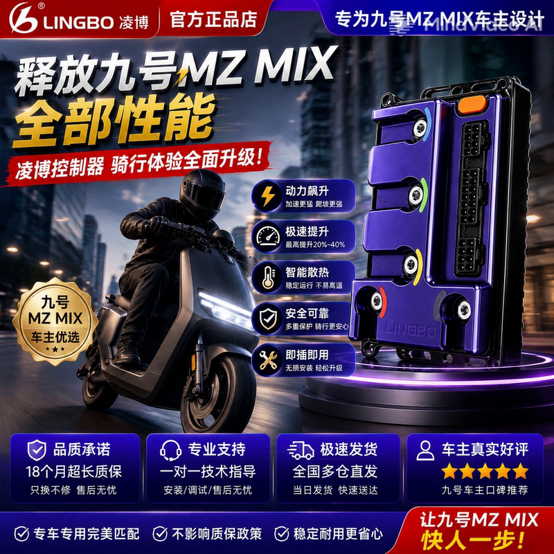 Lingbo E260 Ninebot Direct Drive Controller E260Max Ninebot 25 Models Nz Mix/Nz90 Electric Scooter Direct Drive