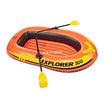 Intex Explorer 200 2 Person Inflatable Boat Set with French