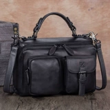 Кожаная сумка через плечо, сумка на одно плечо, из натуральной кожи, стиль