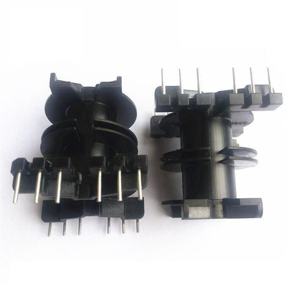 PQ3535 High frequency magnetic core dry skeleton vertical double slot 6 needle skeleton core