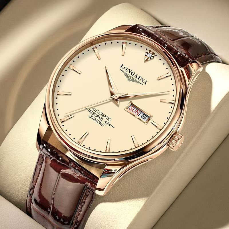 Swiss Genuine Longines 2026 New Model Men's Automatic Mechanical Watch Waterproof Men's Wristwatch Swiss Genuine Longines 2026 New Model Men's Automatic Mechanical Watch Waterproof Men's Wristwatch