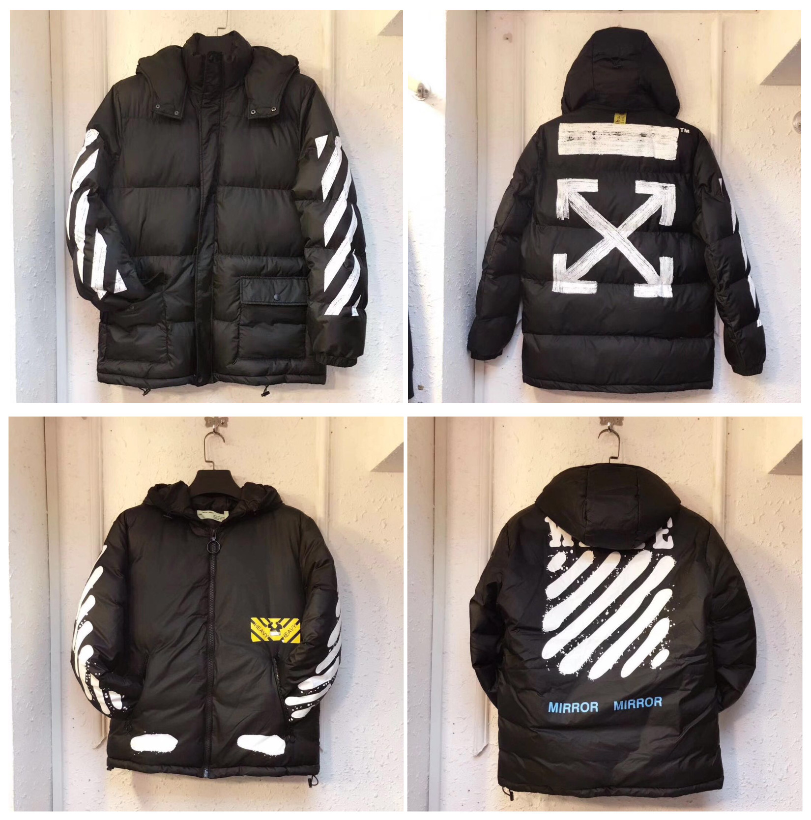 Blouson chaud pour homme OWFOFF-WHITE - Ref 3112993 Image 1