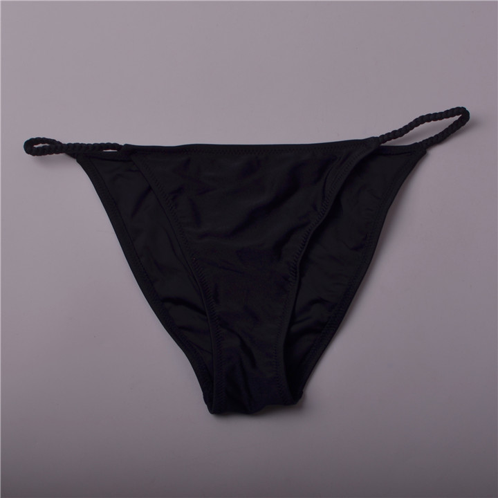 Chất lượng cao thời trang bãi biển bikini màu đen sexy nửa gói hông bikini một mảnh quần áo tắm phụ nữ - Bikinis
